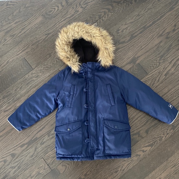 GAP Other - Boys’ Gap Cold control/prima loft winter Jacket with faux fur trimmed hood
